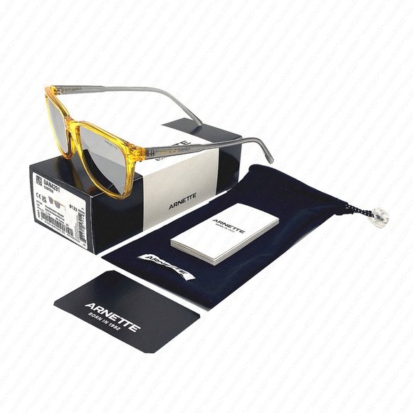 Arnette Cortex AN4291 27716G 57mm Transparent Yellow Sunglasses - Picture 1 of 10